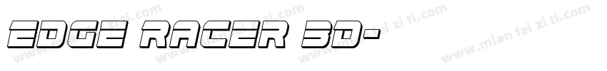 Edge Racer 3D字体转换
